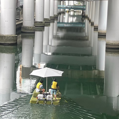 東横堀川を水上散歩