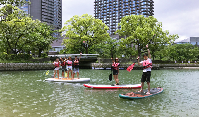 桜ノ宮ビーチで水上さんぽ体験会