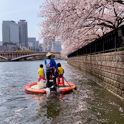 春のお花見水上さんぽ