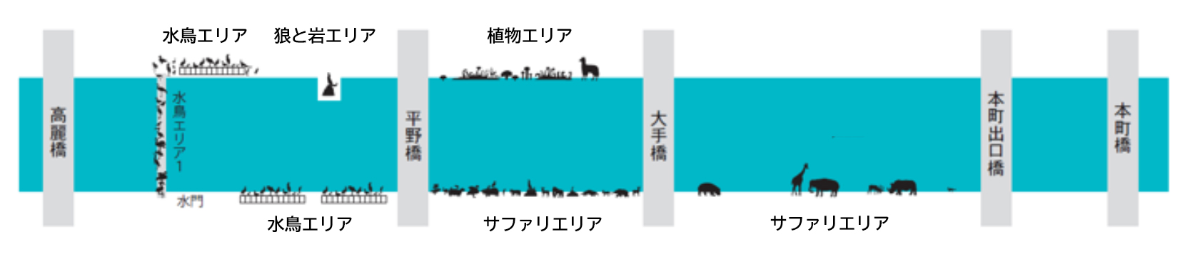 水辺のサファリパークマップ
