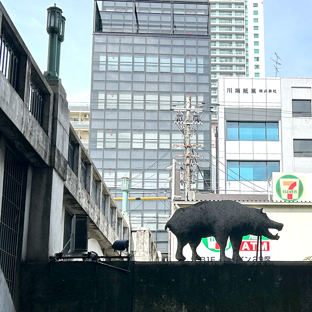 コンビニと動物
