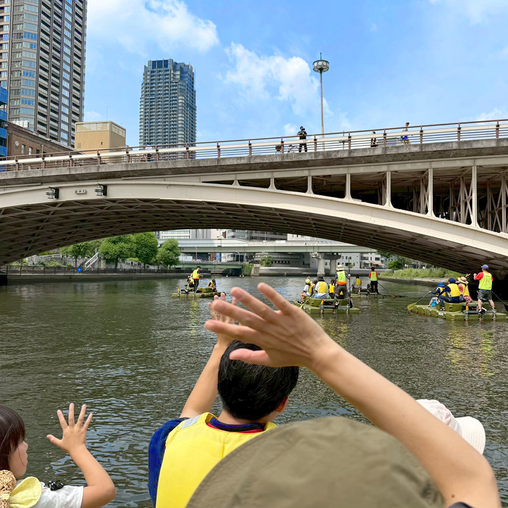 SUPボートで水上探検