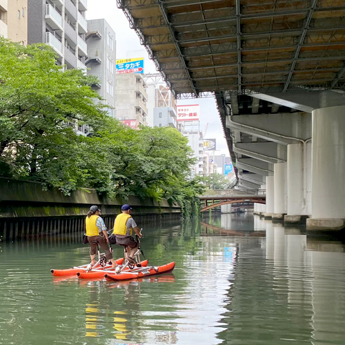 サップバイクで水上さんぽ